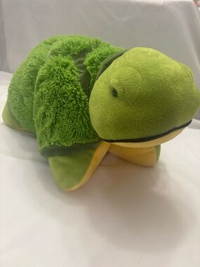 Pillow Pets Signature Series Tardy Turtle Plush 18” EUC